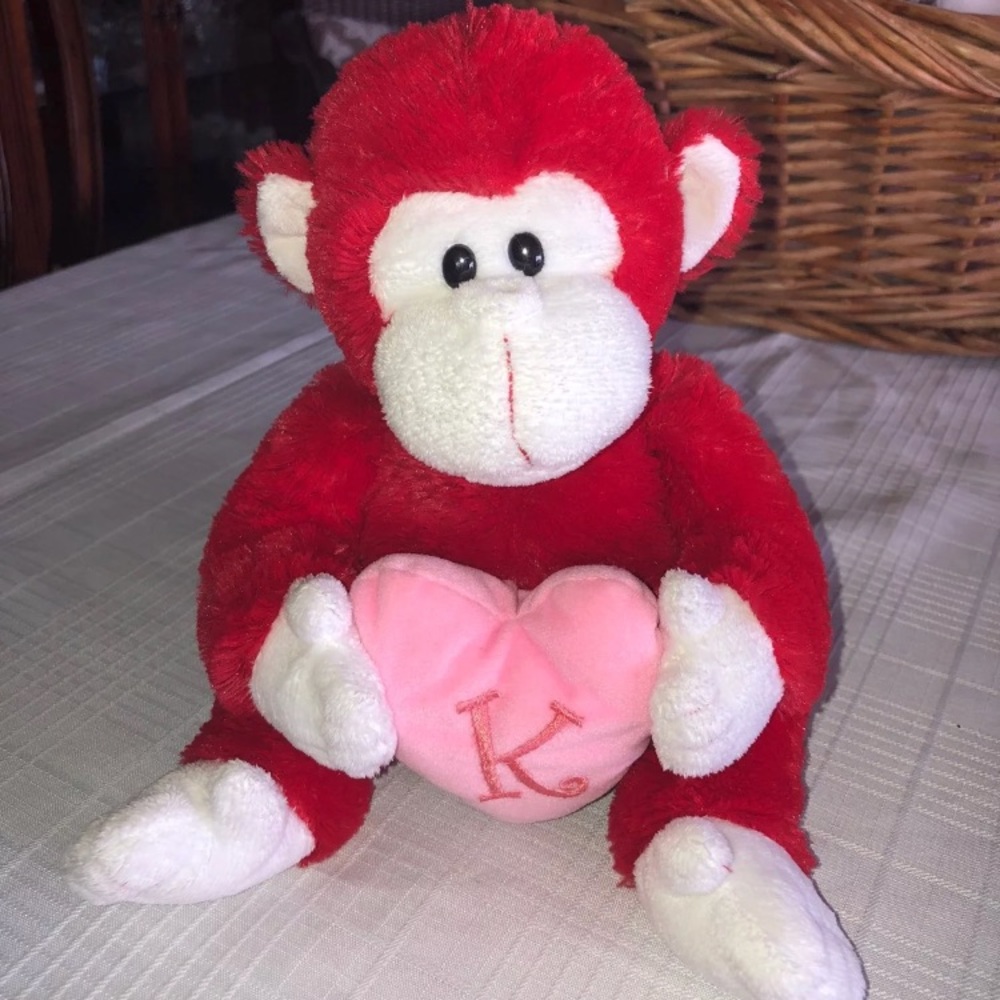 Stuffed animal monkey ty plush toy
